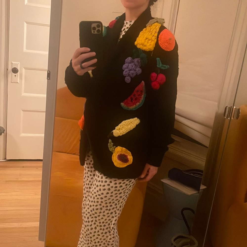 Vintage Le Chois Tutti Frutti Cardigan